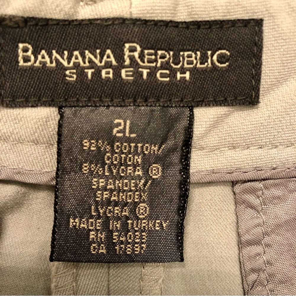 Preppy Professional Banana Republic pants 2L light gray - Picture 5 of 5
